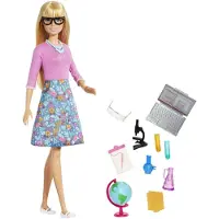 Barbie Poupée Teach de MATTEL. avec un ordinateur portable GJC23/4