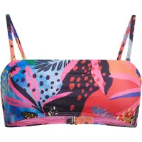 Superdry Tropical Bandeau Bikini Top Multicolore L Femme