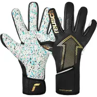 Reusch Gants de sport bleu / or / noir / blanc