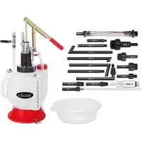 Vigor V4385N Dispositif de remplissage d'huile avec jeu d'adaptateurs Nombre d'outils : 18