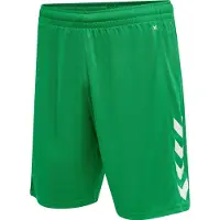 Hummel Pantalon de sport vert / blanc