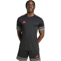 Adidas Maillot 'Squadra 25' gris / rouge feu / noir