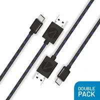 Stealth Câble PS5 Twin Play & Charge (2 x 3 m) Câble de recharge, noir