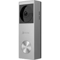 Ezviz Sonnette vidéo connectée - - HP3 PRO - Panneau solaire argent inclus