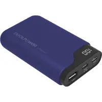 RealPower 333642 Powerbank Type C 7500 midnight blue