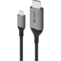 Alogic USB C Adaptor Cable Type C -HDMI M/M 4k 60 Hz 2m, gr