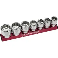 KRAFTWERK COMBI-Set de douilles MAGALU 1/2" 7 pièces
