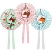 Party Deco Rosettes Cheval, 3 pièces (3 pcs)