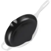 Le Creuset Poêle à frire et à servir blanc, Poêle + casserole, Blanc