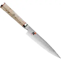 Miyabi Couteau Shotoh, acier, 130 mm, argent / bouleau, 31,5 x 8,5 x 3,5 cm 5000 MCD Shotoh : petit couteau pour hacher, éplucher et nettoyer les légumes. (34372-131-0)