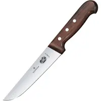 Victorinox 5.5200.16 Couteau De Boucher, Lame 16 Cm Inox, Manche Palissandre.