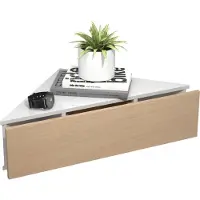 Hioshop lot table de chevet, mini table de chevet, bedside tables, tables de nuit, table de chevet gain de place, table de chevet design moderne