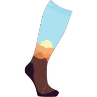 Nathan Adventure Speed Compression Otc Socks Orange EU 37-40 Homme