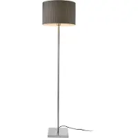 Lux.pro Lampadaire « Coimbra » 151 cm Lampadaire Lampe sur pied en métal gris 1xE27 []
