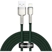 Baseus Câble USB vers Lightning Cafule, 2.4A, 2M (Vert)