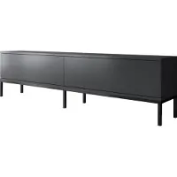 Skye Decor , Lord - Anthracite, Black, Meubles TV, Anthracite, 180 x 47 x 30 cm