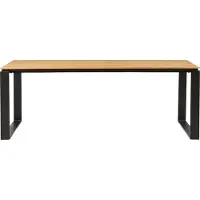 Ebuy24 Martinus table de jardin 100x210cm noir,teckReproduction.