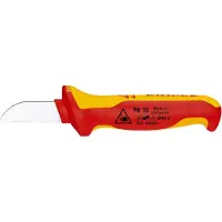 Knipex Cable Knife 180 Mm Rouge