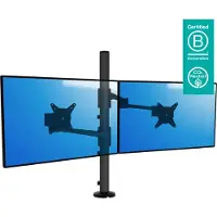 Dataflex Bras pour écran VIEWLITE (Tables, 24", 8 kg), Support de moniteur, Noir