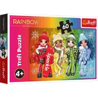 Trefl PUZZLE CREFL 60 Poupées Happy RainbowHigh 17380