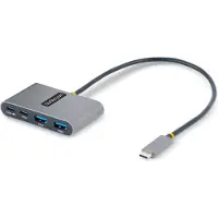 StarTech.com .com Hub USB-C à 4 ports avec 100W Power Delivery Pass-Through - Adaptateur USB C vers 2x USB-A + 2x USB-C - USB 3.0 5Gbps - Câble long de 30cm - Hub multiport USB Type-C vers USB-A/C
