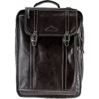 Alpenleder Sacoche pour ordinateur portable Allgäu Ebony 17 (17"), Sac pour notebook, Noir