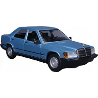 Bburago Mercedes Benz 190E 1987 1/24 bleu