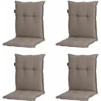 Madison Set 4 x Panama taupe A nied 50 % coton, 45 % polyester
