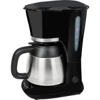 Exquisit KA 6501 sw Machine à café | Thermos | 4-8 tasses | noir
