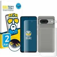 BROTECT Protection d'écran intégrale (Google Pixel 8), Téléphone portable : film de protection, Transparent