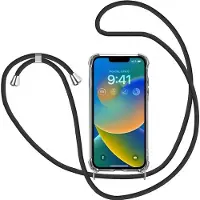 Screen Guard Professional Apple iPhone 14 Plus Loopster Necklace Étui, Bandoulière pour smartphone, Transparent