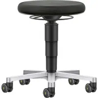 BIMOS Tabouret antistatique, avec roulettes, tissu. (45 - 65 cm)