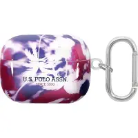 U.s. polo assn. , Couverture pour Airpods Pro Palm anti-choc en silicone, Violet