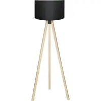Lux.pro Lampadaire 'Newport' 1 x E27 noir