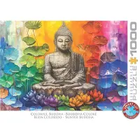 Eurographics Puzzle Bouddha coloré, statue de Bouddha, 1000 pièces, 6000-5925