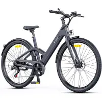 ENGWE Mapfour N1 Air Vélo Électrique - Autonomie Max 100km - Batterie 36v13ah - Moteur 250w - Cadre En Fibre De Carbone, Gris