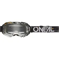 O'Neal B-10 Attack Clear Lunettes de motocross