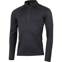 Lundhags Gimmer Merino Lt Ms 1/2 Zip, couche intermédiaire, homme, noir