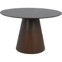 House Nordic Bolton table de salle à manger Ø120cm noyer.