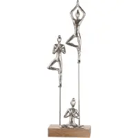 Casablanca by Gilde Figurines En aluminium, bois de manguier H : 51 cm