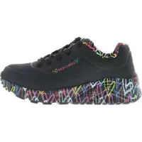 SKECHERS chaussures de sport junior 314976L-BKMT Uno Lite noir r. 38