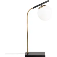 Opviq , Yıldız - 4021, lampes de table, or, métal, 15 x 26 x 55 cm