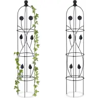 Relaxdays 2x support pour plantes grimpantes (20 cm, 20 cm)