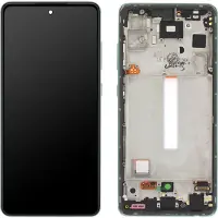 Samsung LCD+Touch+Frame (Écran, Galaxy A52s), Pièces de rechange pour appareils mobiles, Vert