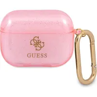 GUESS Guapucg4Gp Airpods Pro Coverróżowy/Pink Glitter Collection