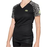 100% Airmatic Sp21 Short Sleeve Enduro Jersey Noir L Femme