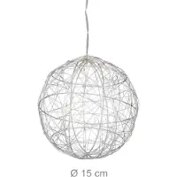 Relaxdays Sphère décorative LED