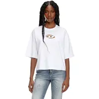 Diesel T-buxt Crop Od Short Sleeve T-shirt Blanc M Femme