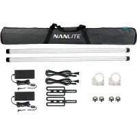 Nanlite Kit double Pavotube II 30X (avec batterie)
