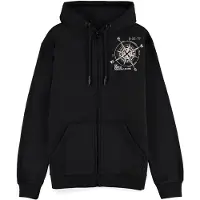 Difuzed Hommes, Pull-over, Uncharted - Sweat à capuche zippé pour homme - 2XL, Noir, (XXL)